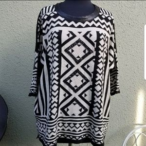 Alberto Makali Wool Blend Leather Sweater